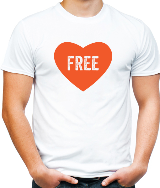 Free love t-shirt by Riotandco