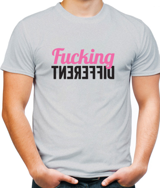 fucking different t-shirt by Riotandco, gay rights t-shirt