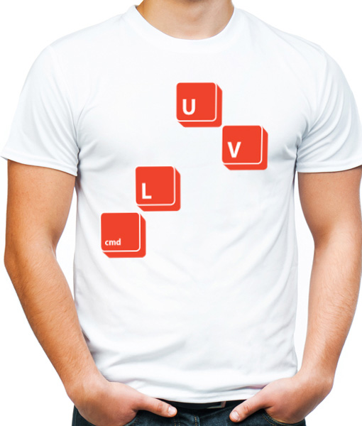 cmd luv t-shirt by Riotandco
