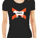 I am not your lunch, vegan t-shirt by Riotandco