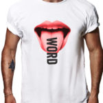 word t-shirt by Riotandco