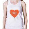 free love white tank top by Riotandco