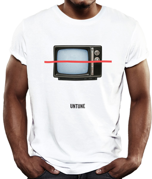 untune television Riotandco t-shirt